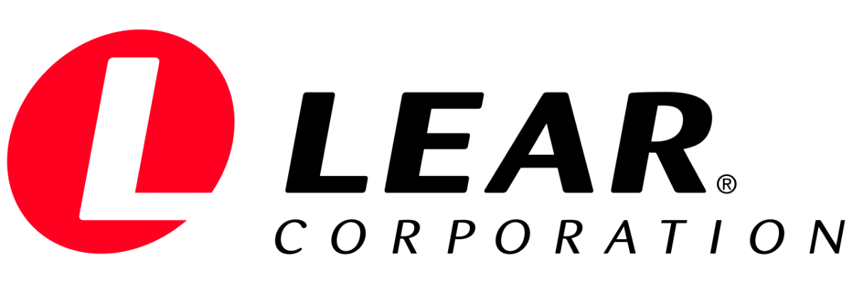 Logotipo da Lear Corporation, onde Luis Meireles desenvolveu expertise técnica em processos produtivos de alta complexidade.